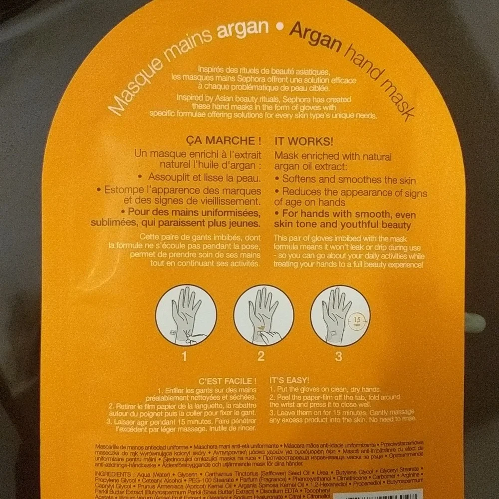 Argan hand Mask